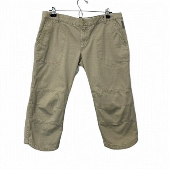 Columbia Khaki Hiking Capris - Size 10 - Picture 1 of 10